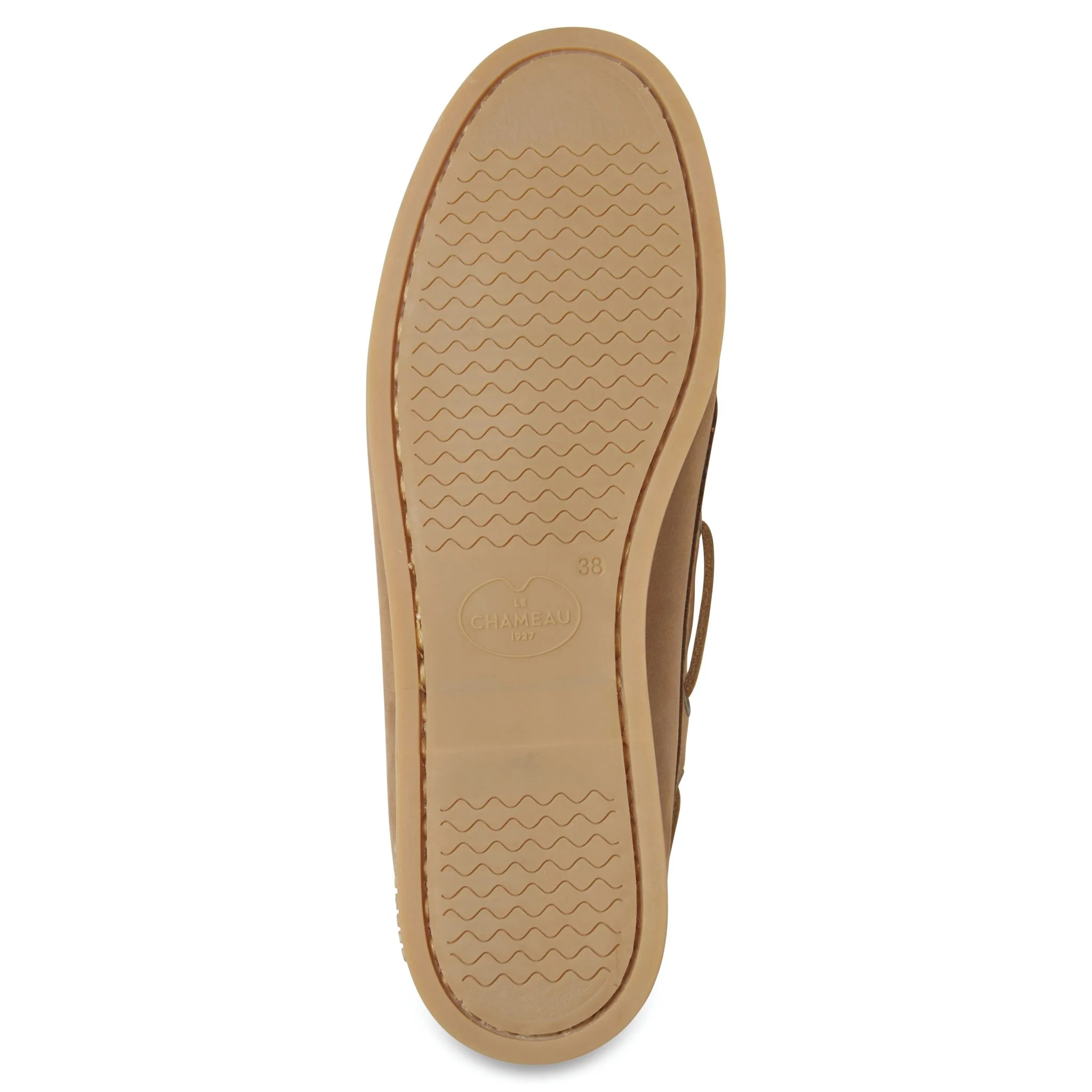 Le Chameau Galion Femme Nubuck Deck Shoe Walnut - Image 3
