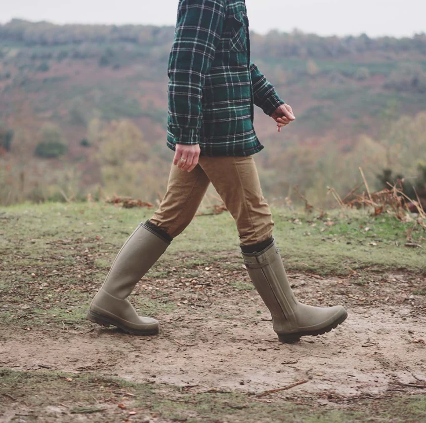 Le Chameau Men's Chasseur Neoprene Lined Wellington Boots Vert Vierzon - Image 5
