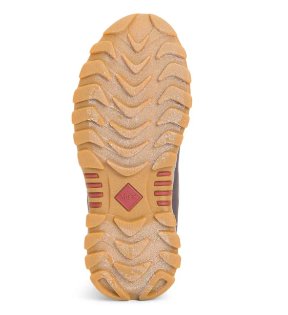 Muck Boot Ladies Arctic Sport II Short Boots Wine-Herringbone Print - Image 6