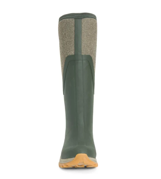 Muck Boot Ladies Arctic Sport II Tall Boots Olive-Herringbone Print - Image 4
