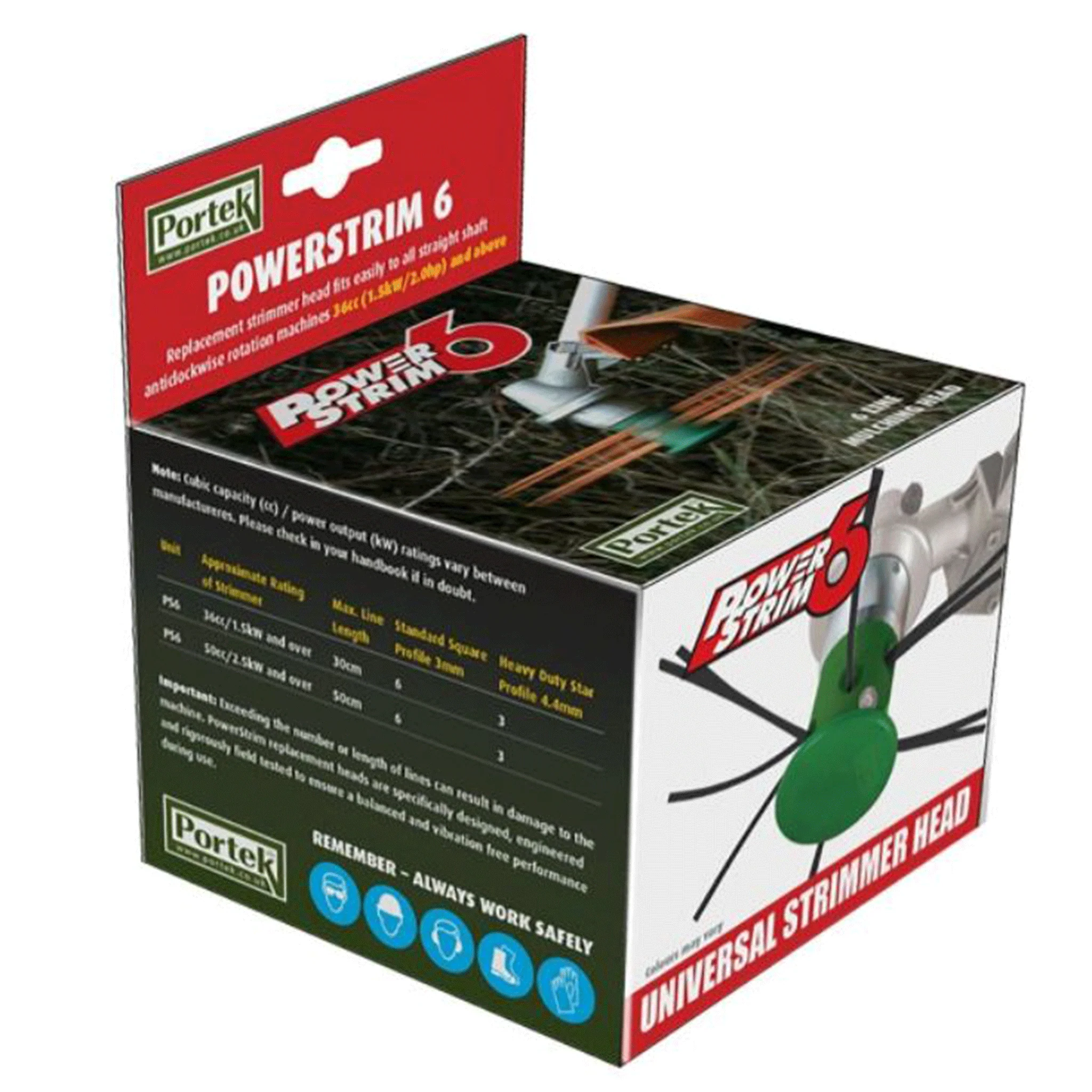 Portek PowerStrim 6 Universal Replacement Mulching Strimmer Head - Image 2