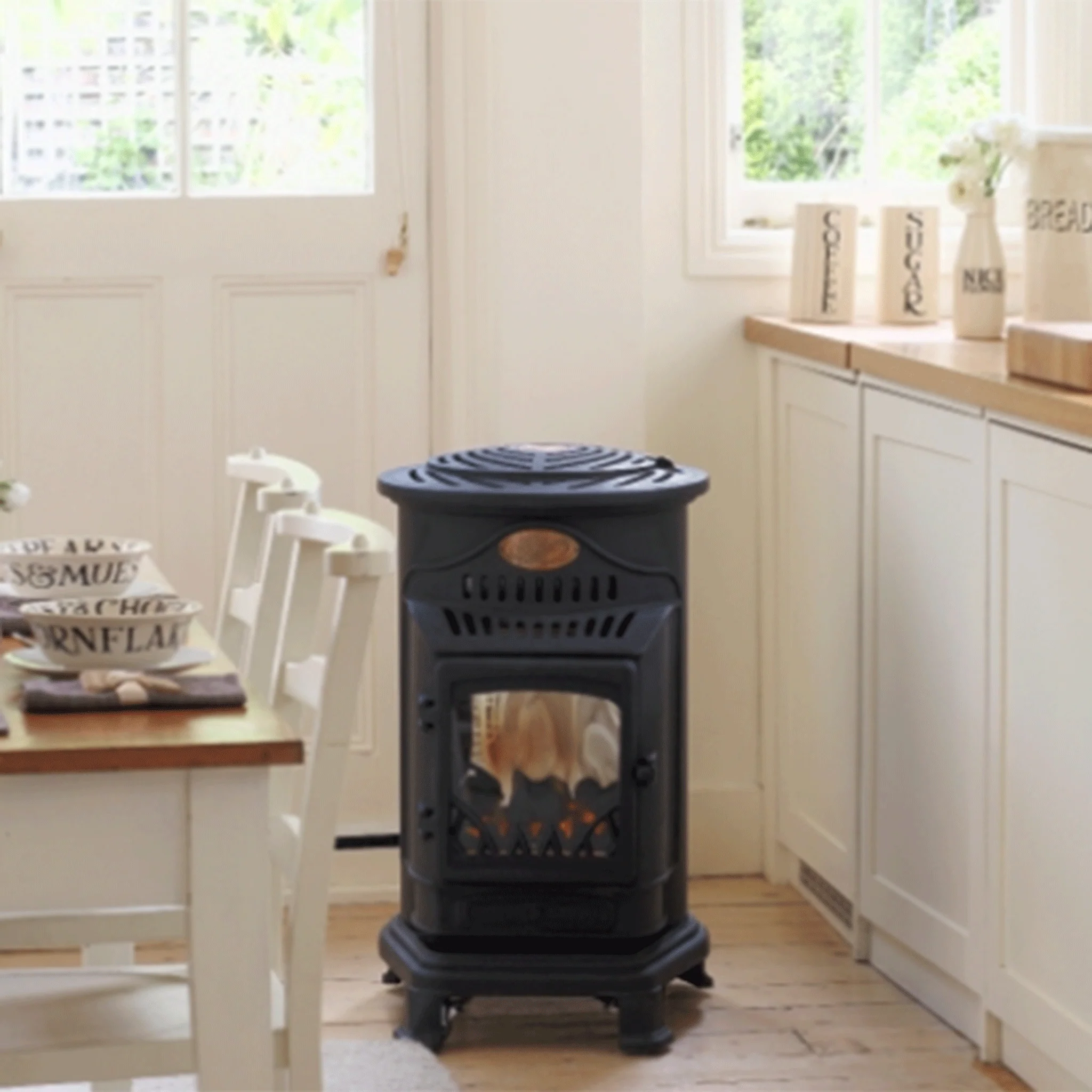 Provence 3kw Portable Gas Stove Heater Atlantic Blue - Image 2