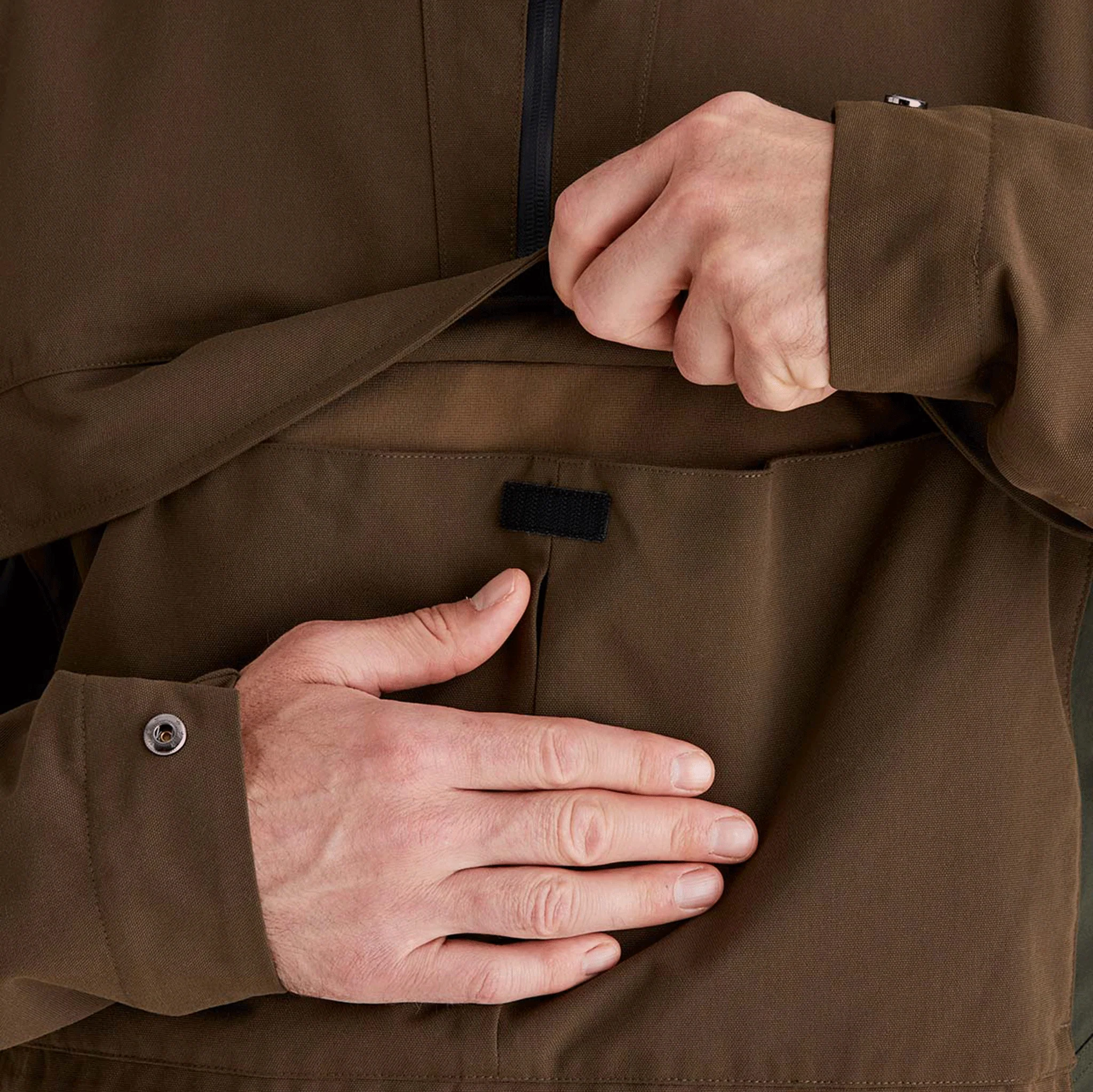 Ridgeline Men's Cambrian Smock Bark-Deep Forest - Image 3