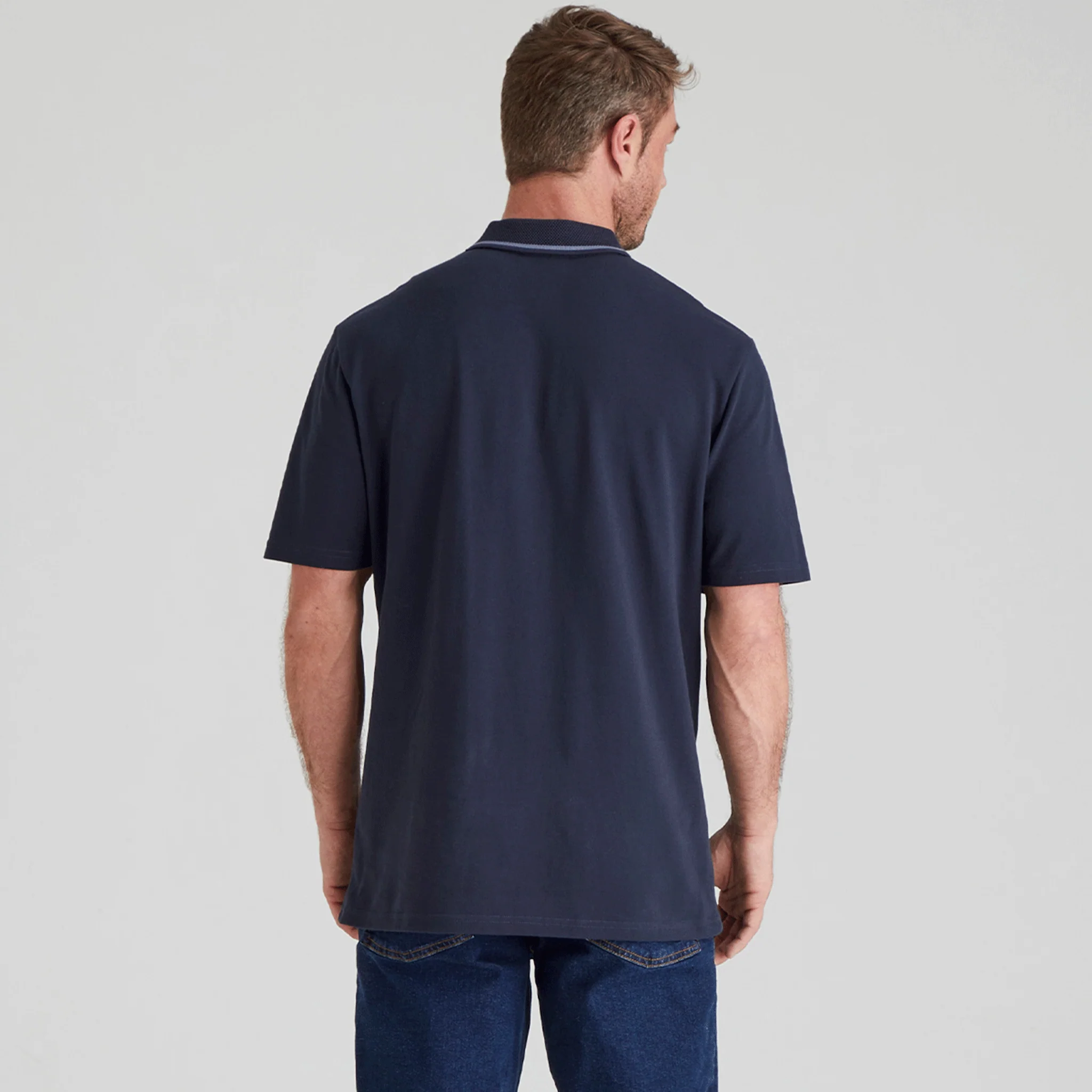 Ridgeline Men's Kilworth Polo Shirt Navy - Image 4