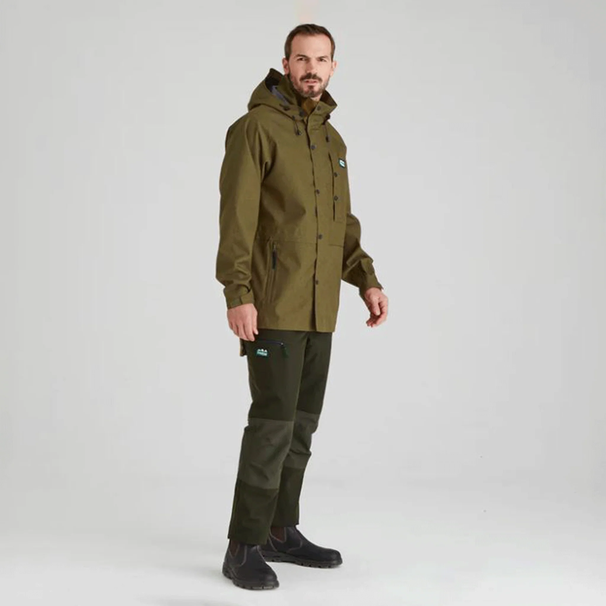 Ridgeline Men's Monsoon Light Jacket Teak - Image 5