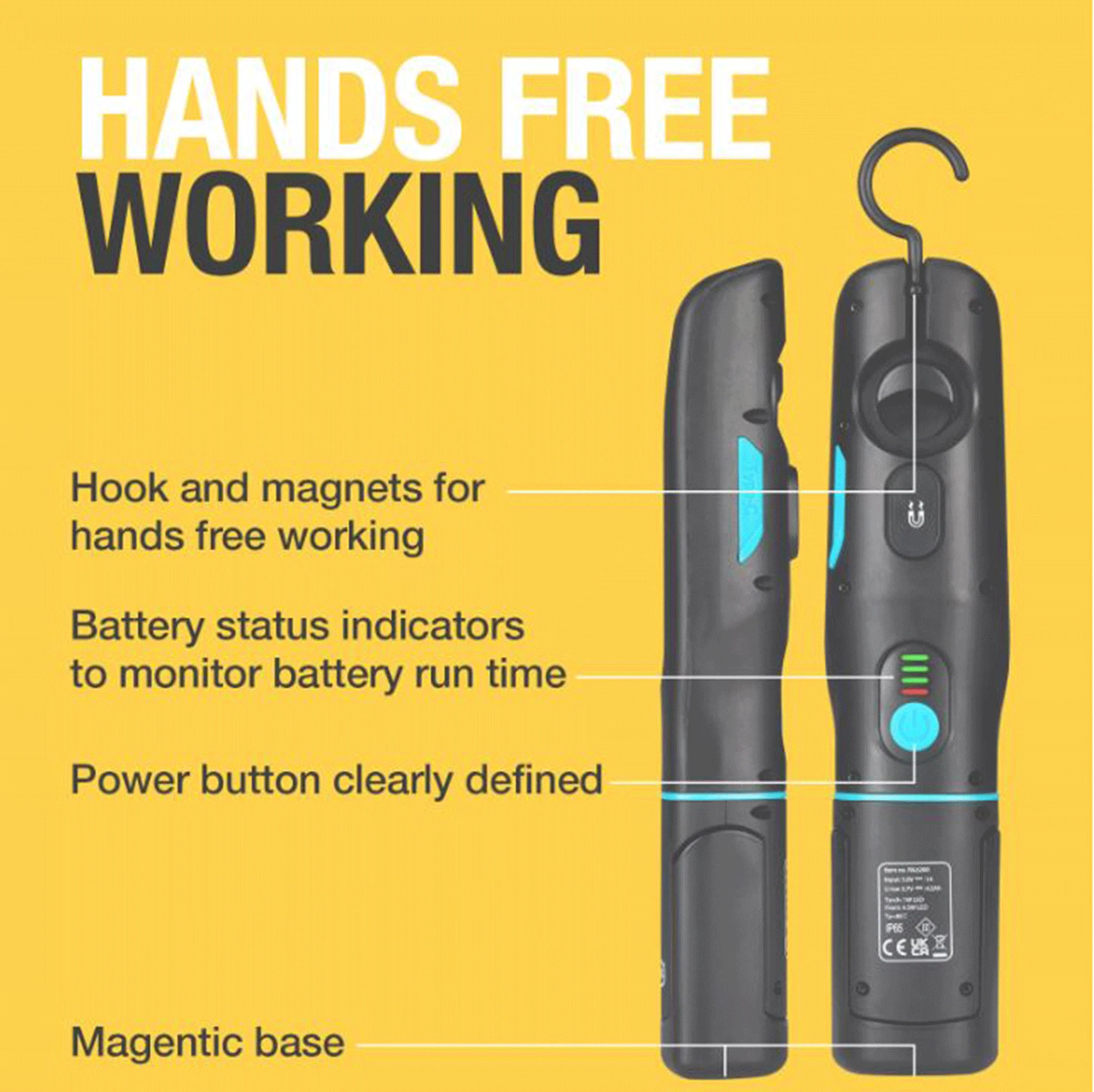 Ring Automotive Magflex Max 500 Rechargeable Handheld Inspection Lamp - Image 3