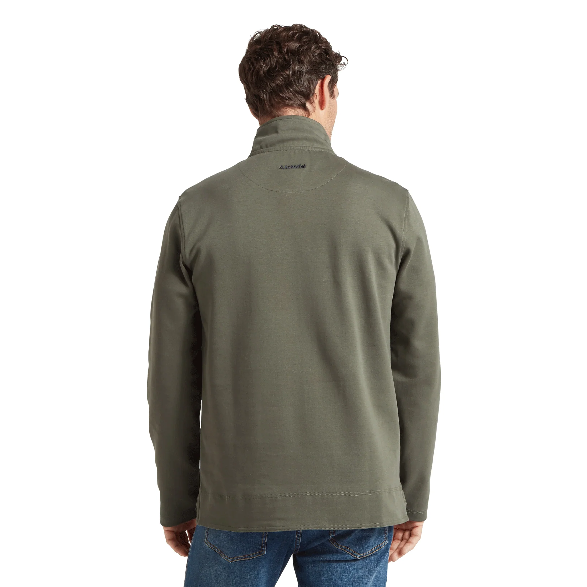 Schoffel Branscombe Cove Sweatshirt in Beetle Green - Image 5
