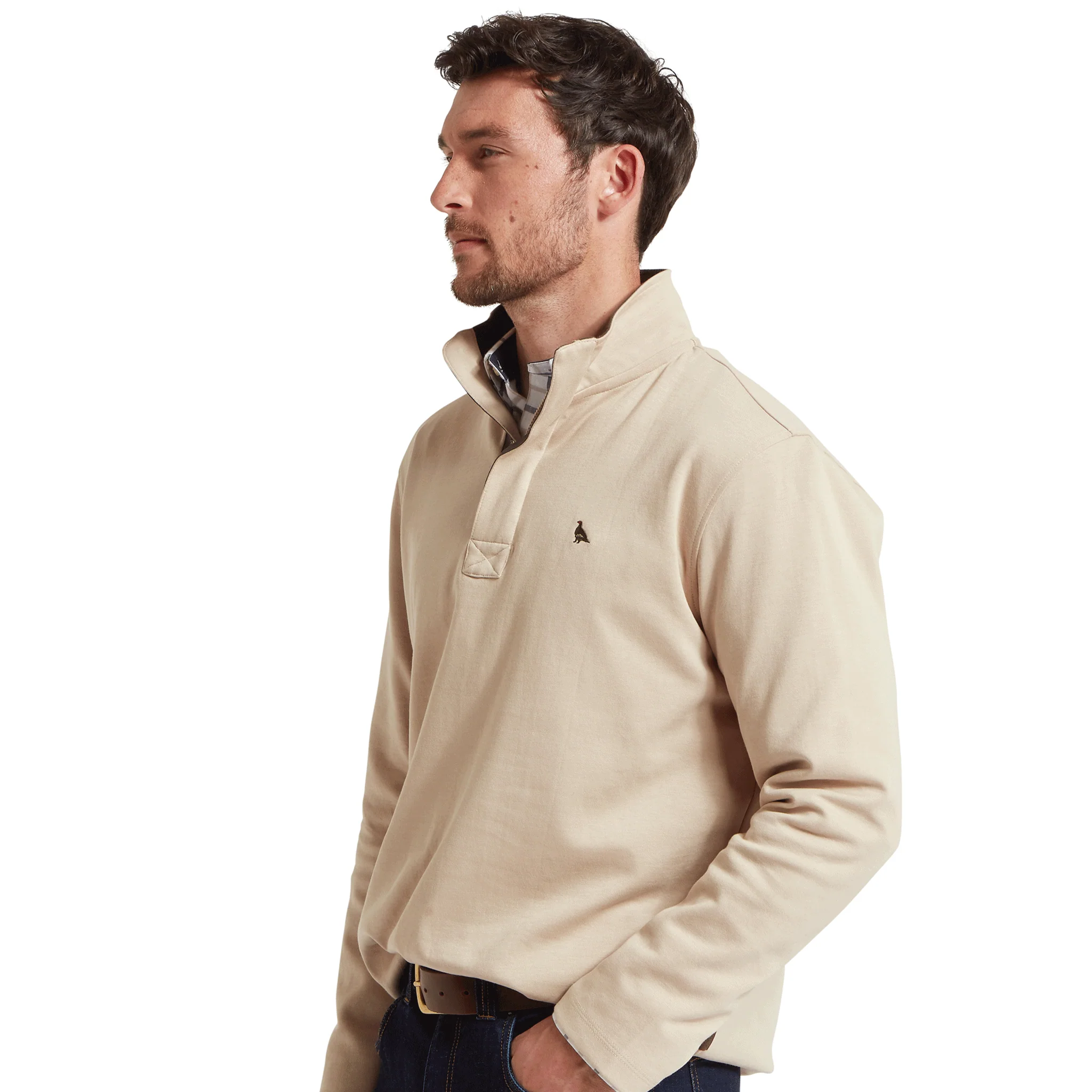 Schoffel Branscombe Cove Sweatshirt in Cobblestone - Image 3