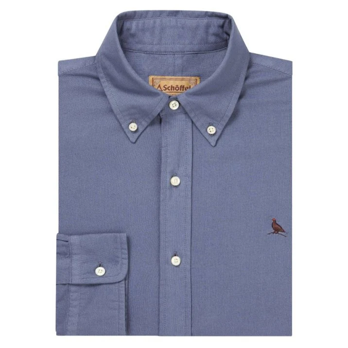 Schoffel Cavendish Oxford Shirt Vintage Navy