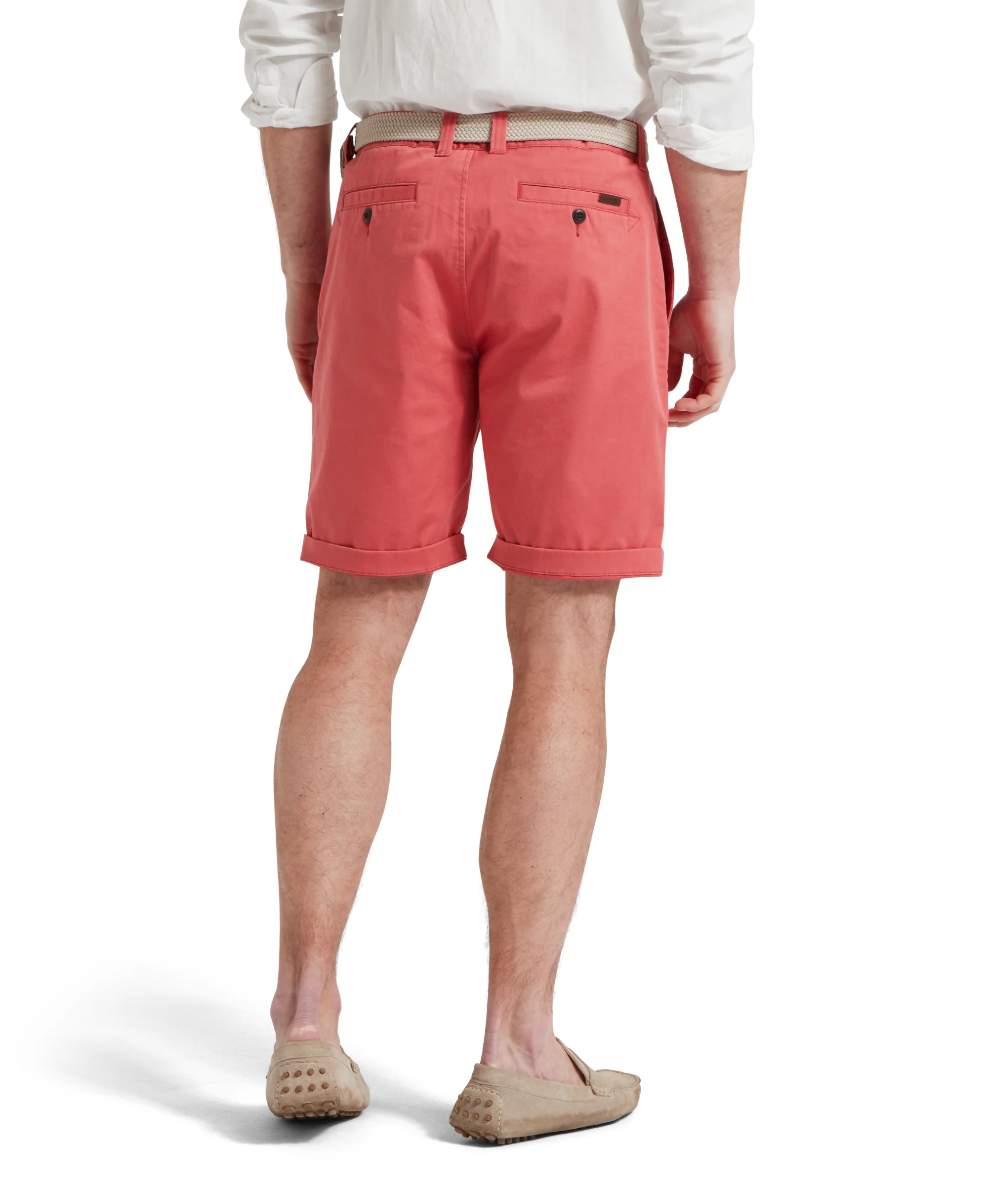 Schoffel Men's Paul Shorts Coral - Image 5
