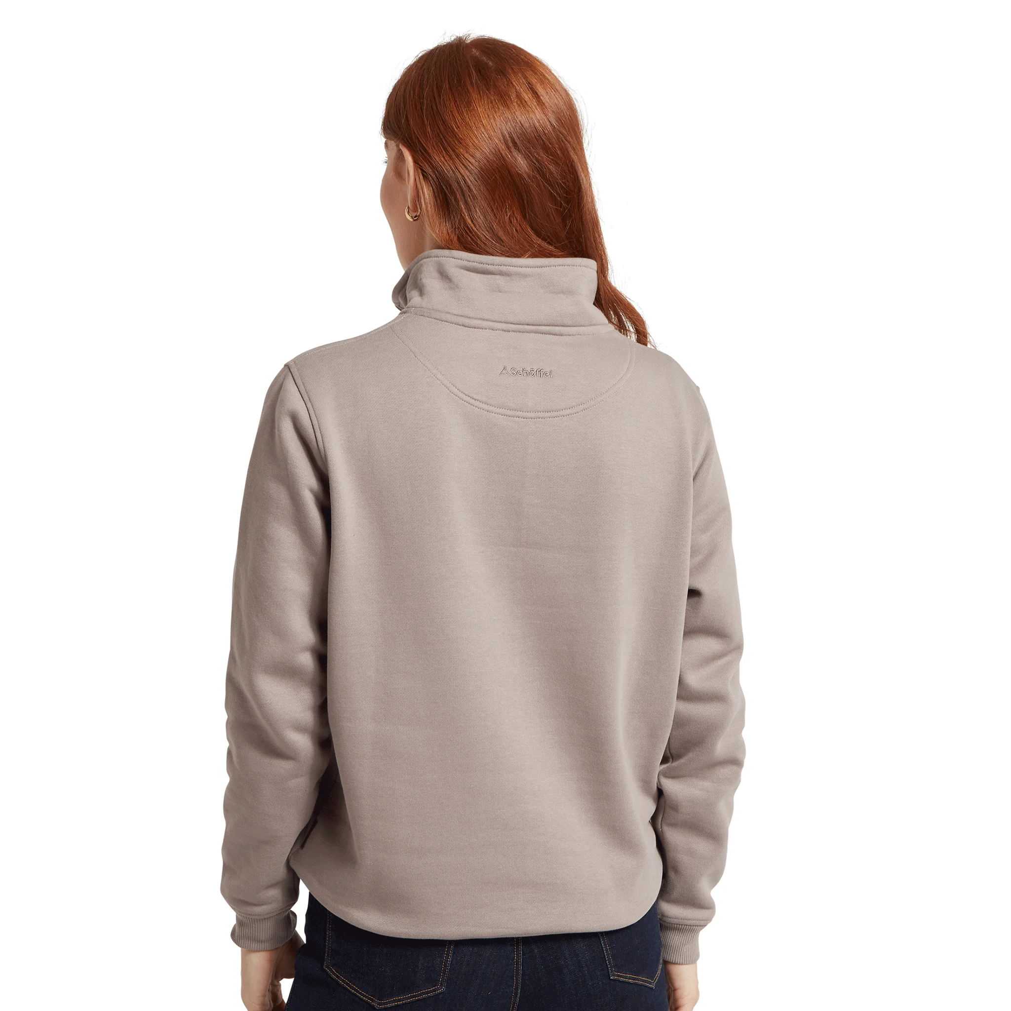 Schoffel Sennen Cove Sweatshirt in Mushroom - Image 3