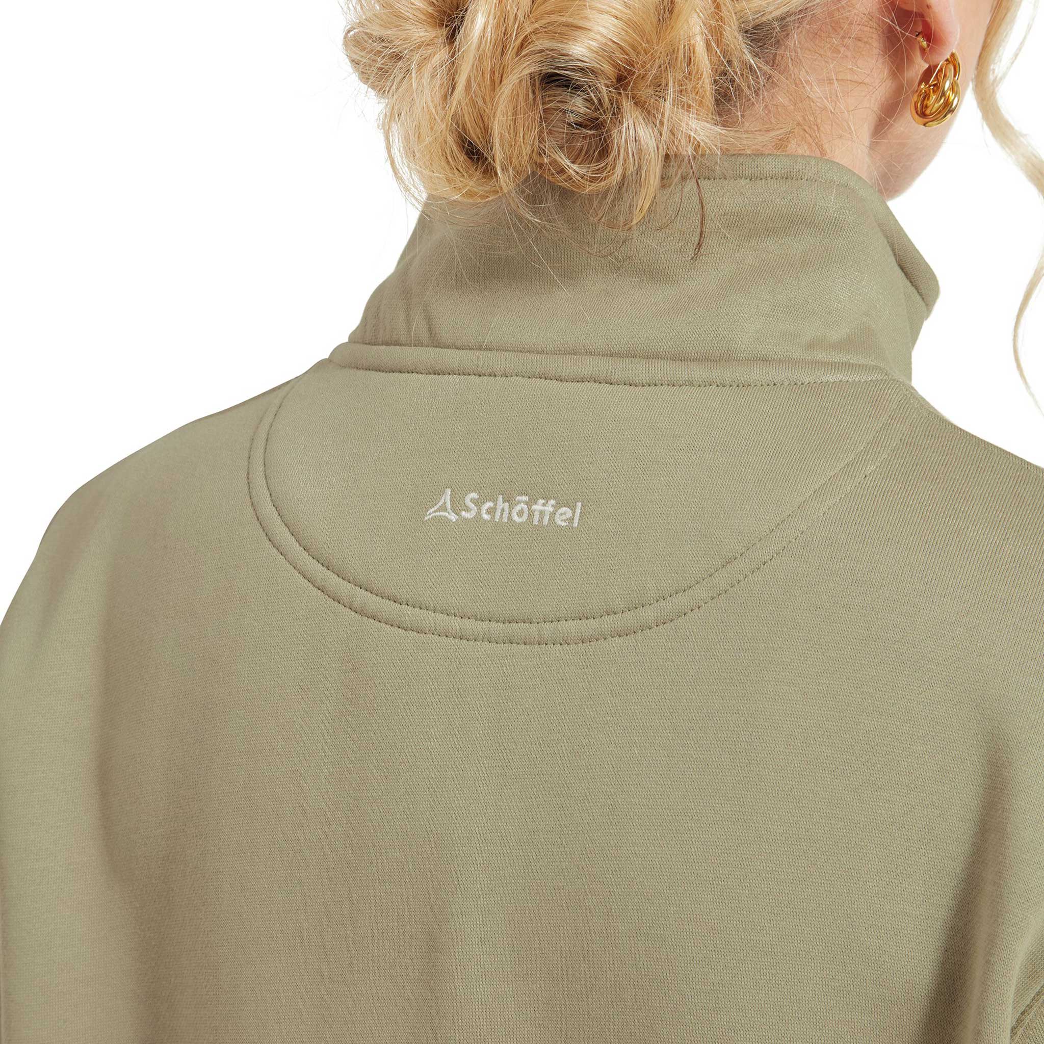 Schoffel St Issey Ladies Sweatshirt Light Sage - Image 4
