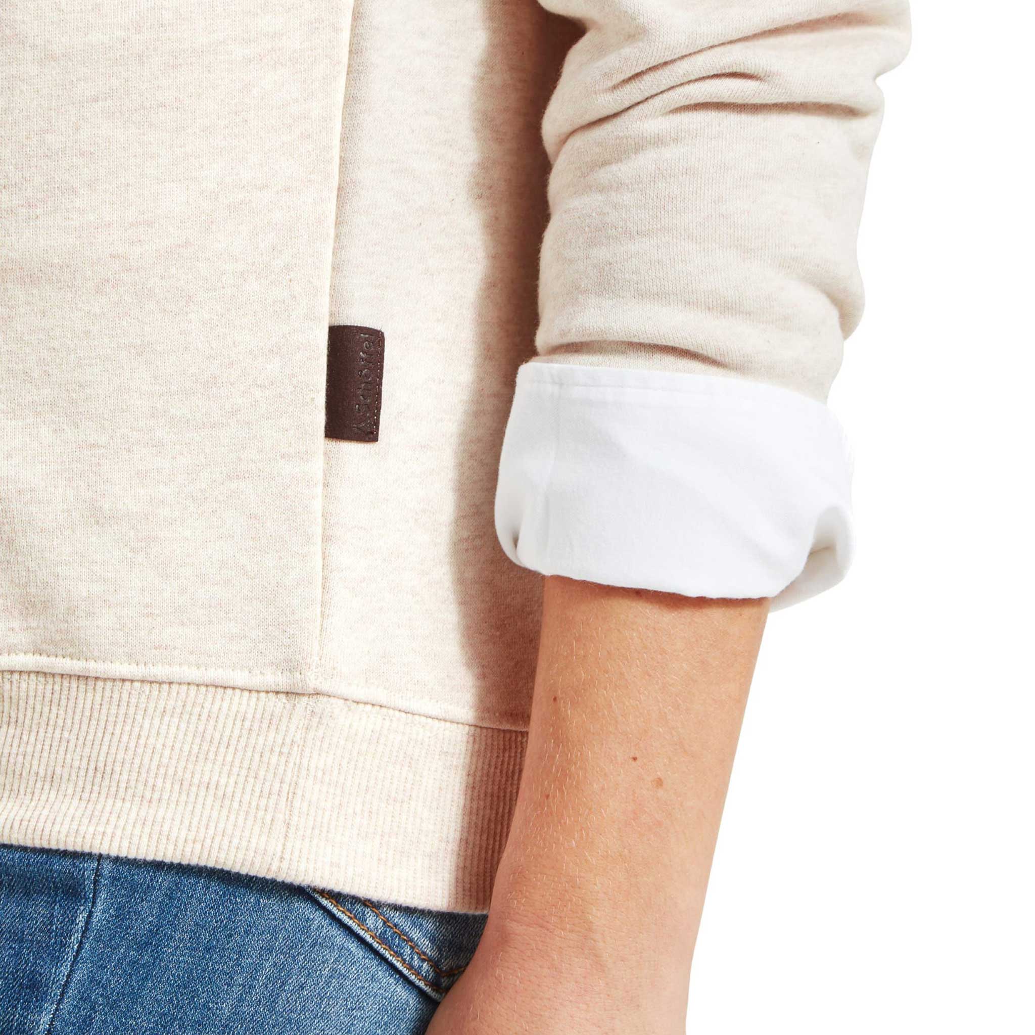 Schoffel St Issey Ladies Sweatshirt Oat Marl - Image 5