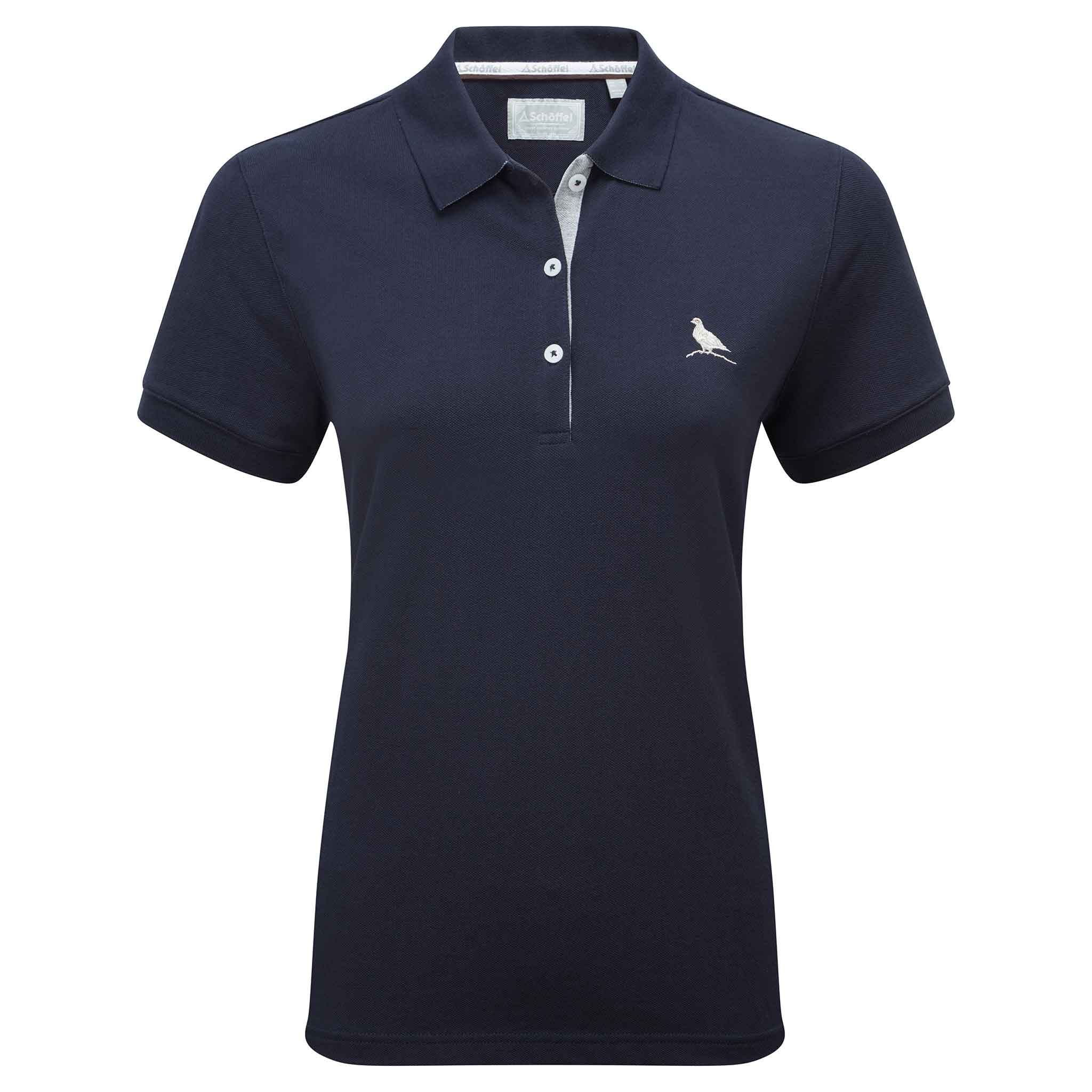 Schoffel Women's St Ives Polo Shirt Navy