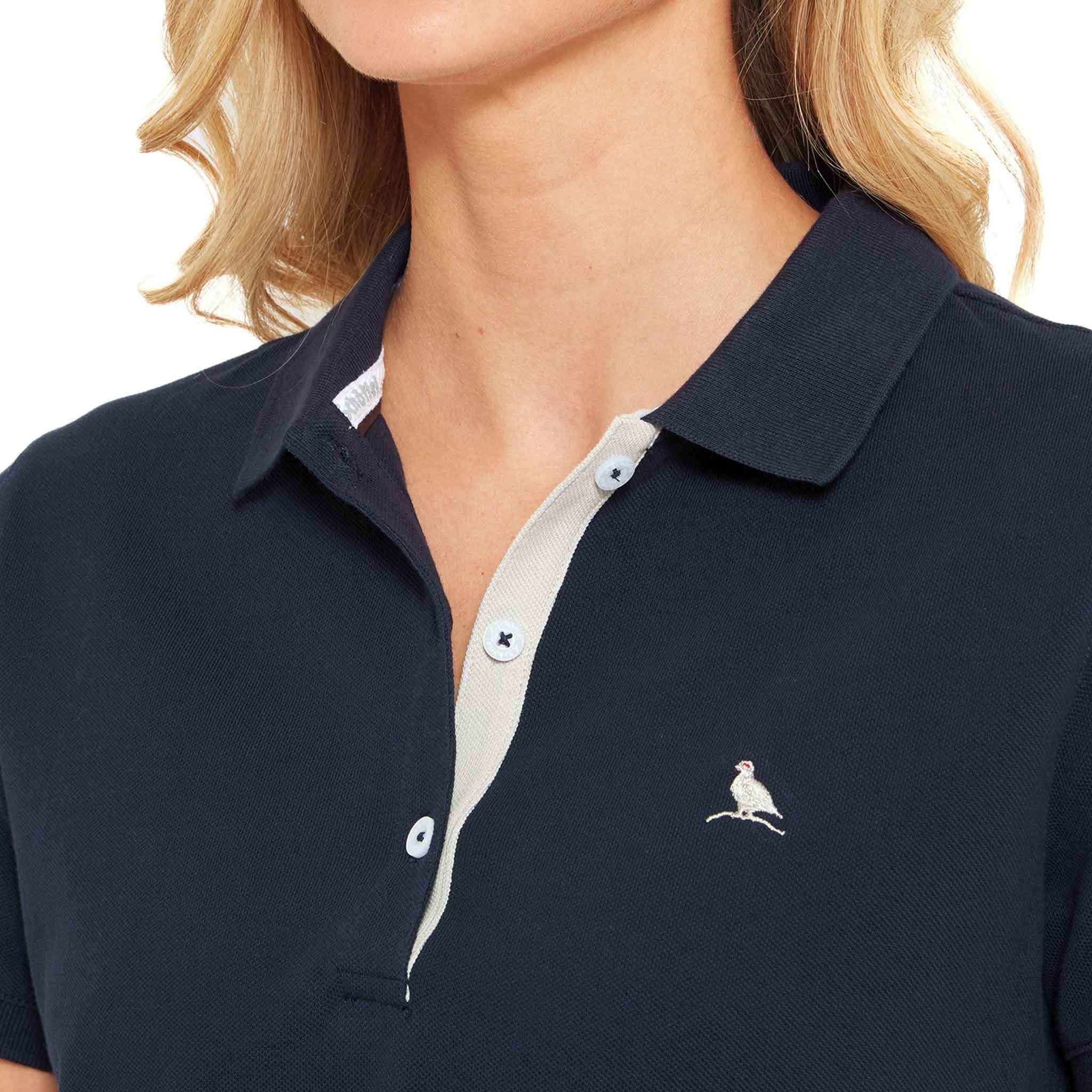 Schoffel Women's St Ives Polo Shirt Navy - Image 4