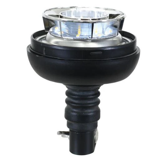 Sparex Rotating 12/24V LED Amber Beacon Flexible Pin - Image 2