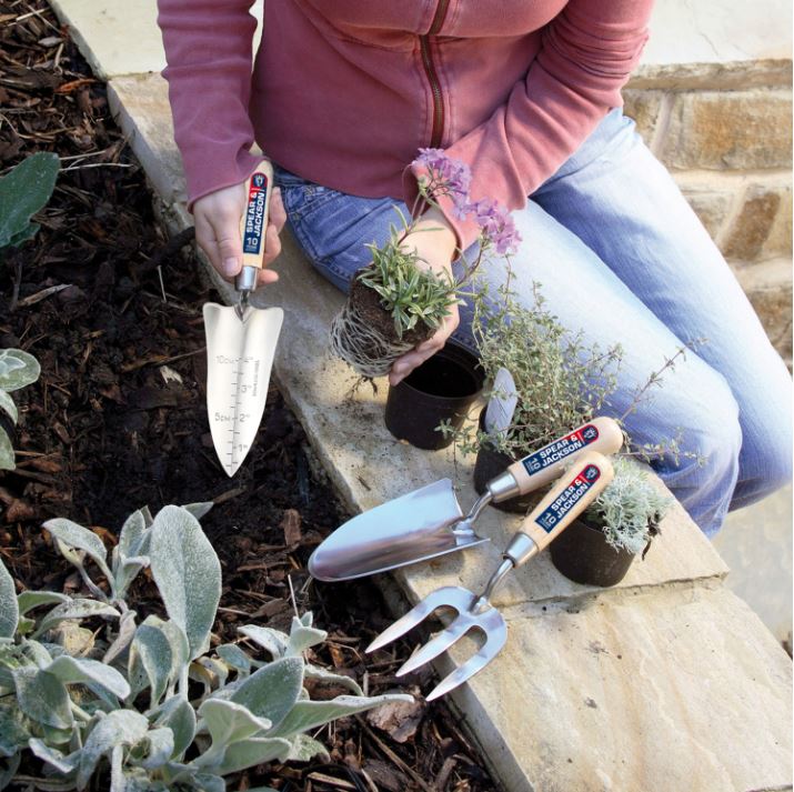 Spear & Jackson Neverbend Stainless 3PC Garden Tool Set - Image 2
