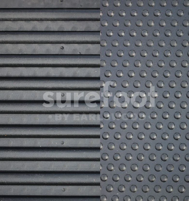 Surefoot 17mm Bubbletop Rubber Stable Mat (6ft x 4ft) - Image 2