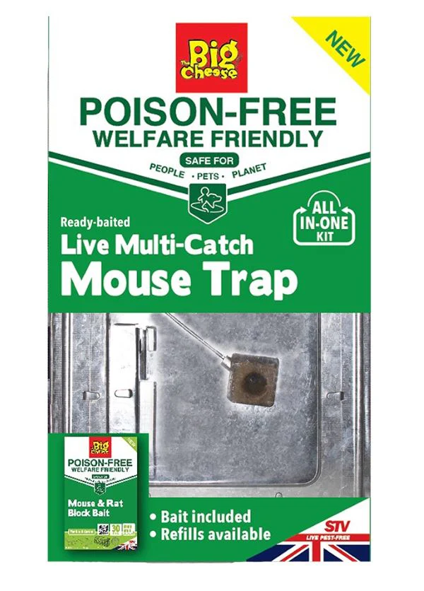 The Big Cheese Live Multi-Catch Mouse Trap - Image 2