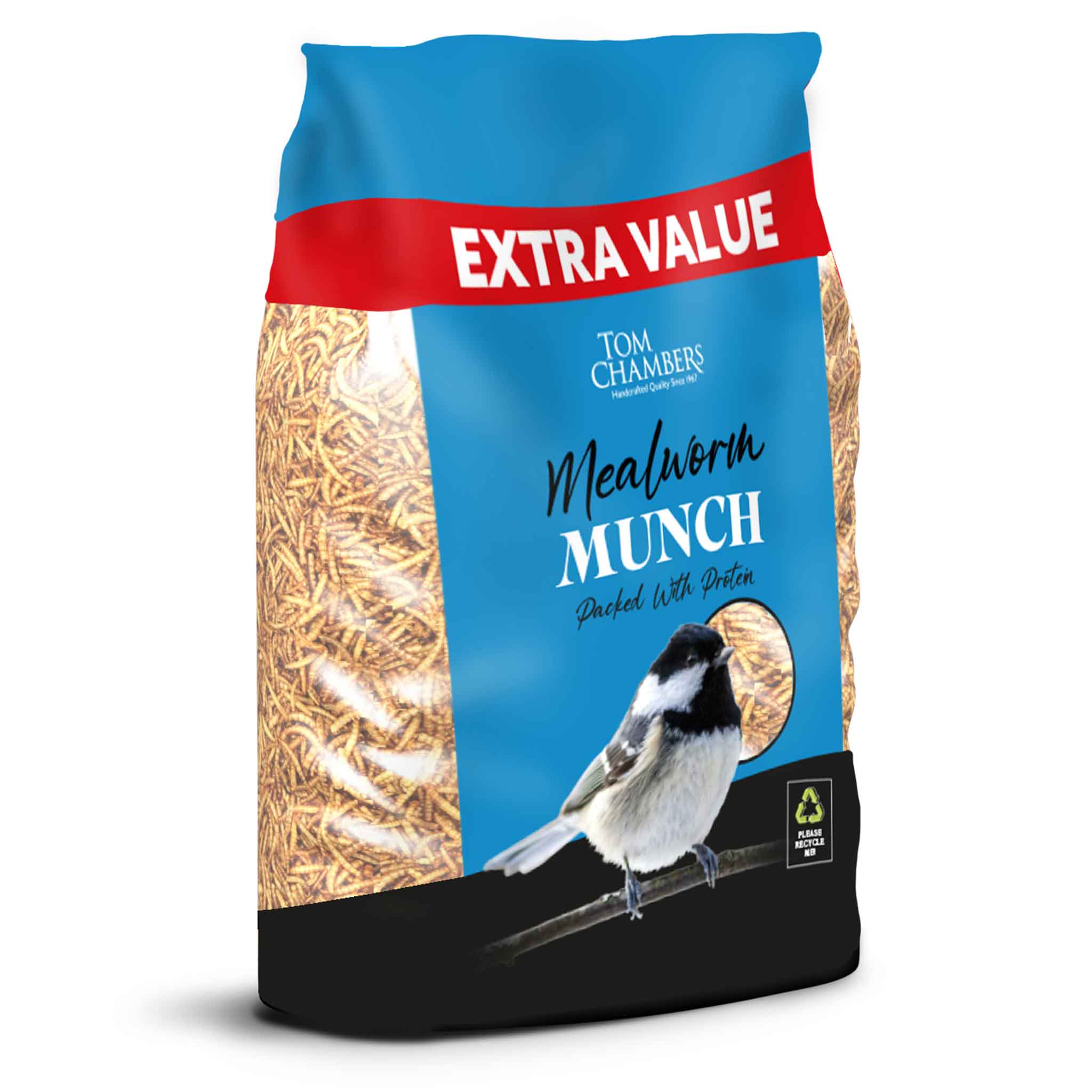 Tom Chambers Mealworm Munch Bird Food 500g