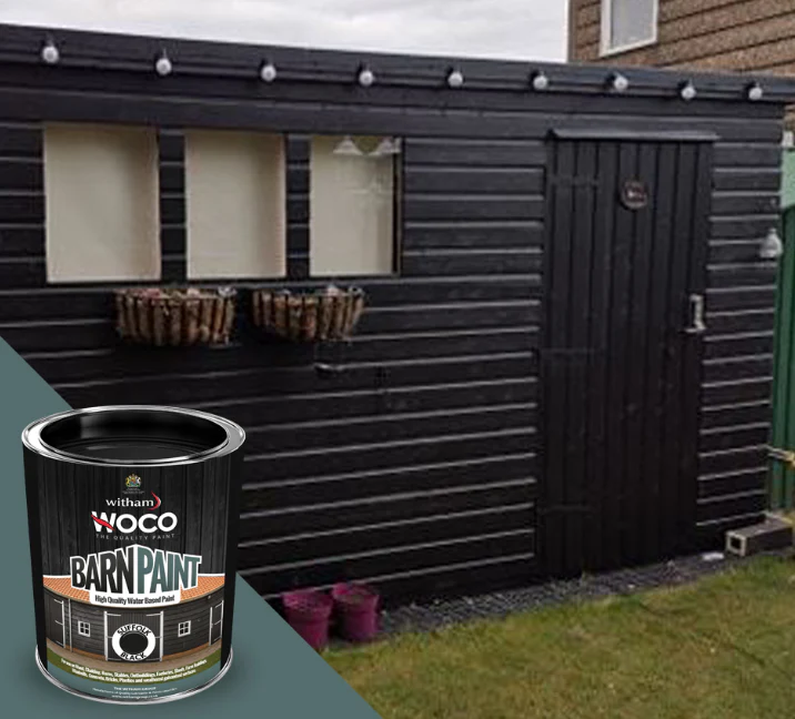 Woco Barn Paint Suffolk Black 5L - Image 2